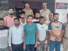 सरकारी कार्य में बाधा, मारपीट व हत्या के प्रयास के मामले में 9 आरोपी गिरफ्तार