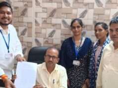 कॉलेज में पेयजल समस्या को लेकर छात्र प्रतिनिधि ने प्राचार्य को सौंपा ज्ञापन