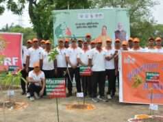 एक पेड़ माँ के नाम अभियान के अंतर्गत एनडीआरएफ ने किया वृहद पौधारोपण
