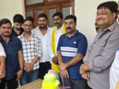 धूमधाम से मनाया गया बाबागंज विधायक विनोद सरोज का 46वां जन्मदिवस