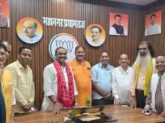 बूथ सम्मेलन के सफल आयोजन के लिए कार्यकर्ताओं को दी बधाई