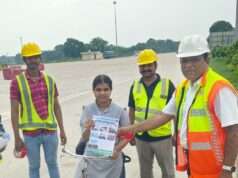 सड़क सुरक्षा जीवन रक्षा अभियान के तहत स्कूली बच्चों को किया गया जागरूक