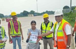 सड़क सुरक्षा जीवन रक्षा अभियान के तहत स्कूली बच्चों को किया गया जागरूक