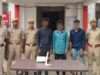 24 घंटे के भीतर चोरी का खुलासा, तीन शातिर चोर गिरफ्तार, नकदी, स्कूटी और औजार बरामद
