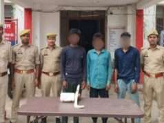 24 घंटे के भीतर चोरी का खुलासा, तीन शातिर चोर गिरफ्तार, नकदी, स्कूटी और औजार बरामद