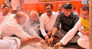 कैबिनेट मंत्री नन्द गोपाल गुप्ता ‘नन्दी’ के पुनर्प्राप्त जन्मोत्सव पर मंझनपुर में हवन-यज्ञ व भंडारा