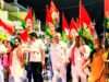 अखिलेश यादव को पुलिस द्वारा डिटेन किए जाने की सूचना पर फतेहपुर में सपा कार्यकर्ताओं का प्रदर्शन