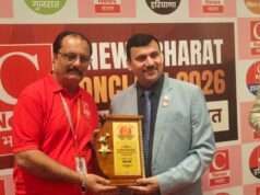 सी न्यूज़ भारत डायमंड एक्सलेंस अवार्ड-2026 से सम्मानित हुए वरिष्ठ पत्रकार शहंशाह आब्दी