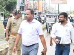 सिद्धार्थनगर में भारी बारिश के बाद जलजमाव का जिलाधिकारी ने किया निरीक्षण, जल निकासी के दिए सख्त निर्देश