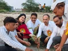 ग्रामीण युवा क्रिकेट यूनियन ग्रीन इंडिया के तहत वृहत वृक्षारोपण एवं स्पोर्ट्स अकादमी का भव्य शुभारंभ