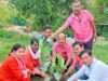 हरियाली का दिया संदेश भाजपाइयों व व्यापारियों ने एक पेड़ माँ के नाम के लगाकर धरती पर