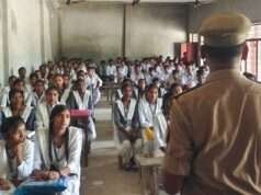 रमेश कल्याणकारी इंटर कॉलेज में विद्यार्थियों ने लिया सड़क सुरक्षा का संकल्प