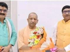मुख्यमंत्री योगी आदित्यनाथ से मिले विधायक रमेश चंद्र मिश्र, बदलापुर के विकास को लेकर रखा विजन