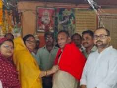 गुरु पूर्णिमा पर भाजपाइयों ने साधु-संतों का किया सम्मान, जिलेभर के मठ-मंदिरों में हुए सेवा कार्यक्रम