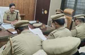 पुलिस अधीक्षक कुशीनगर के निर्देशन में क्षेत्राधिकारी कसया द्वारा थाना को0 हाटा का किया गया अर्धवार्षिक निरीक्षण