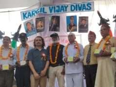कारगिल विजय दिवस पर वेटरन्स किए गये सम्मानित