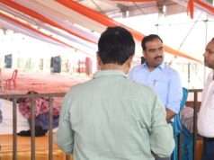 मुख्यमंत्री सामूहिक विवाह की तैयारियों को लेकर जिलाधिकारी ने किया बीएसए ग्राउंड का निरीक्षण