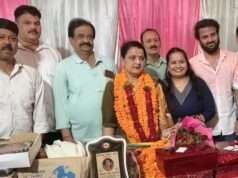 स्वैच्छिक सेवानिवृत्ति पर डिप्टी पोस्ट मास्टर सीमा मेहरोत्रा को भावभीनी विदाई