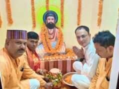 भाजपा जिलाध्यक्ष लाल बहादुर सरोज के अगुवाई में श्रद्धा के साथ मनाया गया गुरु रविदास जयंती