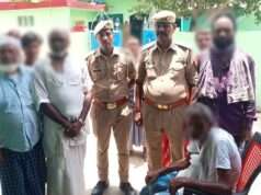 झुलनीपुर ग्राम में वरिष्ठ नागरिकों के साथ सामुदायिक आरक्षी व्यवस्था को लेकर गोष्ठी आयोजित