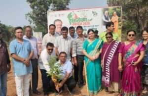 पर्यावरण संरक्षण का दिया संदेश, शीशम से लेकर तुलसी तक विभिन्न प्रजातियों के पौधे रोपे