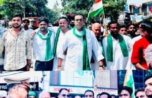 संयुक्त मोर्चा के आह्वान पर भाकियू टिकैत ने निकाली ट्रैक्टर तिरंगा यात्रा