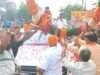 भाजयुमो के प्रदेश अध्यक्ष का हुआ जोरदार स्वागत