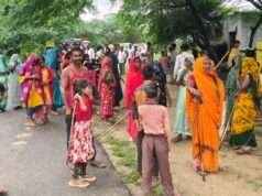 कामेत कचरा प्लांट का दूसरे दिन भी विरोध जारी, भारी संख्या में पहुंचे ग्रामीण; प्लांट हटाने की मांग पर अड़े