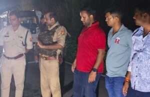 बकरी चोरी के आरोपियों से पुलिस की मुठभेड़, एक बदमाश के पैर में लगी गोली