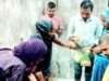 घुइसरनाथ धाम में जलाभिषेक कर मांगा आशीर्वाद
