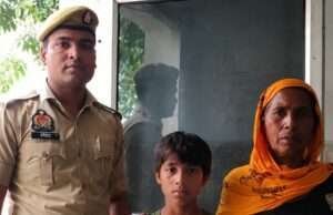 सहारनपुर पुलिस की सतर्कता से बिछड़ा बाल कांवड़िया परिजनों से मिला