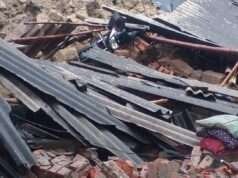 बारिश में ढहा कच्चा मकान, आधा दर्जन हुए चोटिल