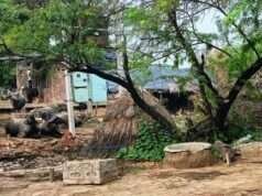 तालाब पर अवैध कब्जा से ग्रामीणों आक्रोश जांच की उठाई मांग