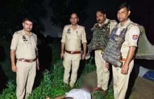 चोरी और नकबजनी करने वाले गैंग से पुलिस की मुठभेड़