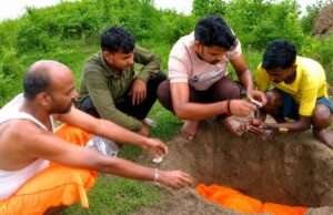 करंट लगने से बंदर की मौत, बजरंग दल कार्यकर्ताओं ने किया अंतिम संस्कार