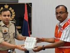 पुलिसकर्मियों को स्वाइन फ्लू से बचाव के लिए बांटे गए 2000 मास्क, चलाया जागरूकता अभियान