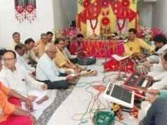 श्रावण माह में तांबेश्वर मंदिर के समीप सुंदरकांड पाठ का भव्य आयोजन