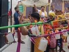पुष्पवर्षा के बीच हुआ कांवड़ियों का भव्य स्वागत, मोटे महादेव धाम में गूंजे हर-हर महादेव के जयघोष