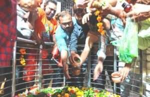 श्रावण माह के पहले सोमवार को बाबा घुइसरनाथ धाम में उमड़े श्रद्धालु
