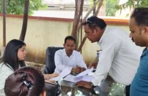 थाना समाधान दिवस में आई आठ शिकायतों में एक का तहसीलदार ने कराया निस्तारण