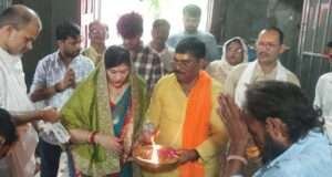 श्रावण मास में सिद्धपीठ तांबेश्वर मंदिर में पूर्व भाजपा जिलाध्यक्ष मुखलाल पाल ने किया रुद्राभिषेक