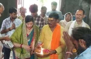 श्रावण मास में सिद्धपीठ तांबेश्वर मंदिर में पूर्व भाजपा जिलाध्यक्ष मुखलाल पाल ने किया रुद्राभिषेक