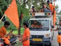 बोलबम के जयघोष के बीच कांवड़िया श्रद्धालुओं का बाबा घुइसरनाथ धाम में शुरू हुआ समागम