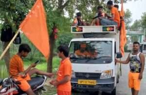 बोलबम के जयघोष के बीच कांवड़िया श्रद्धालुओं का बाबा घुइसरनाथ धाम में शुरू हुआ समागम