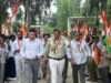 हर घर तिरंगा अभियान के तहत विकासखण्ड सरसावा में निकाली गयी तिरंगा पदयात्रा