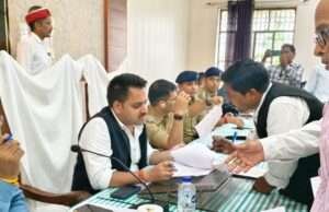 जिलाधिकारी व पुलिस अधीक्षक ने दुद्धी में सुनी जनसमस्याएं
