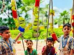सोफिया इंटरनेशनल में हर्षोल्लास से मनाया गया तीज उत्सव