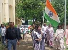 तिरंगे के सम्मान से राष्ट्रप्रेम की भावना को किया जागृत