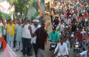असोथर में निकली भव्य तिरंगा यात्रा, भारत माता के जयकारों से गूंजा नगर