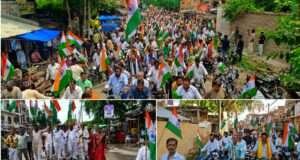 भाजपा मंडलों में तिरंगा यात्राएं हुईं पूरी, जिला मुख्यालय पर आज निकलेगी भव्य विशाल यात्रा